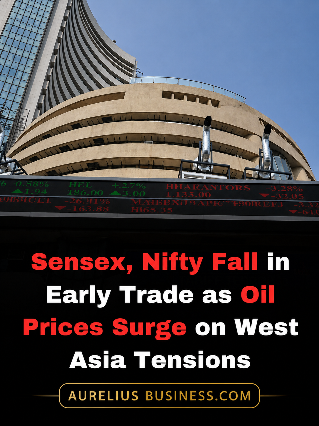 "₹5.42 Lakh Crore Wiped Out! Sensex Falls for 5th Straight Day, Crude Oil Crosses $100 — Find Out Which Sector Is Sinking the Market, and Which Is Holding It Up"